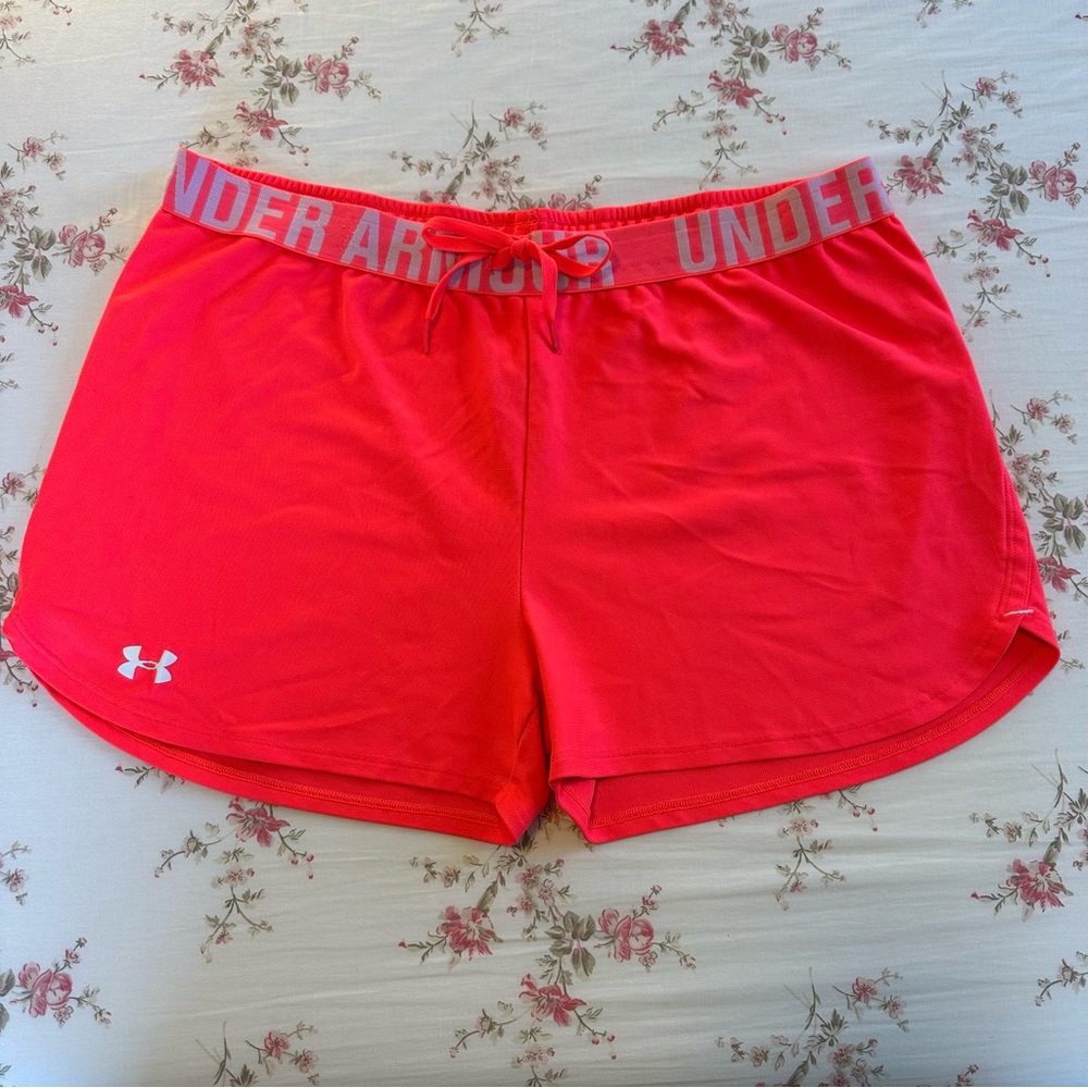Under Armour Women's Vibrant Pink Athletic Shorts
